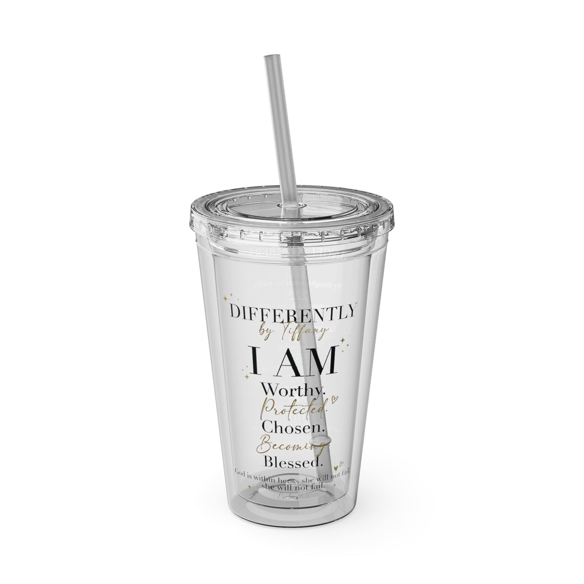 Differently by Tiffany “I AM” Angel Number 16oz Tumbler