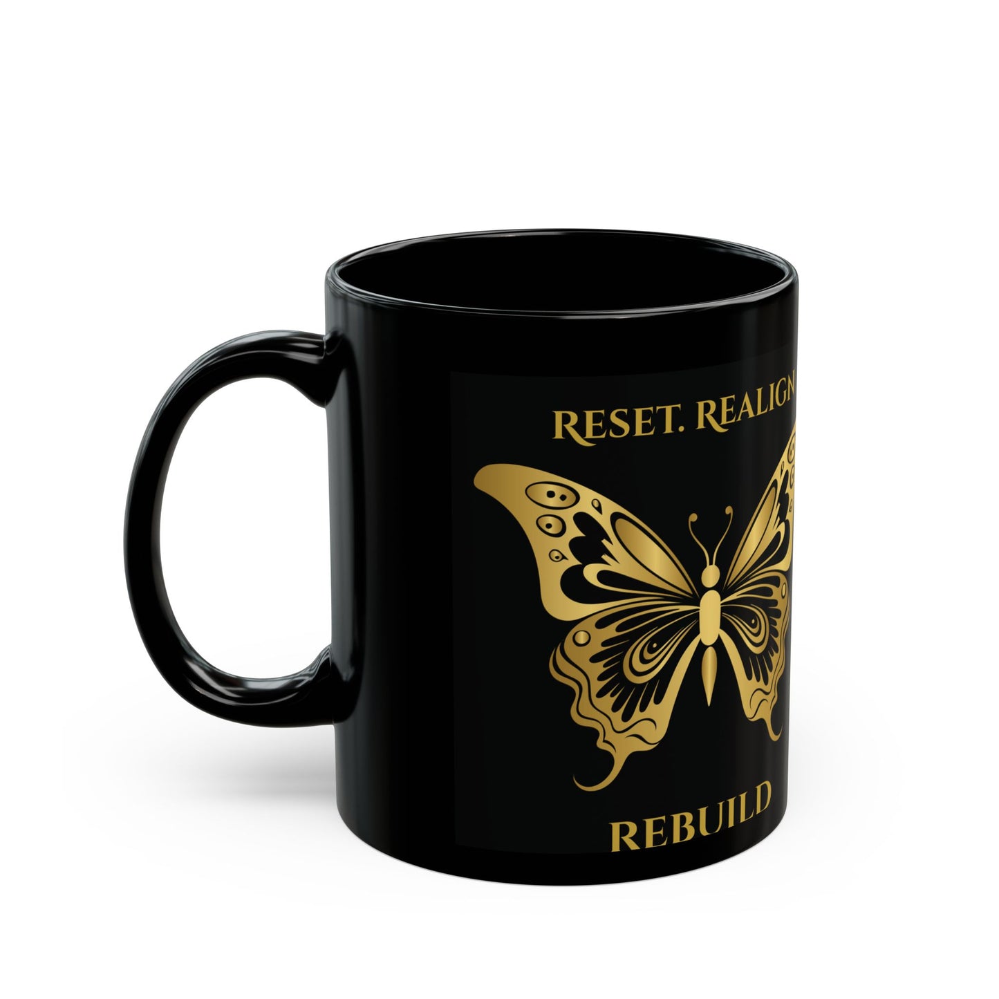 Reset. Realign. Rebuild. — Motivational Ceramic Mug (11oz)