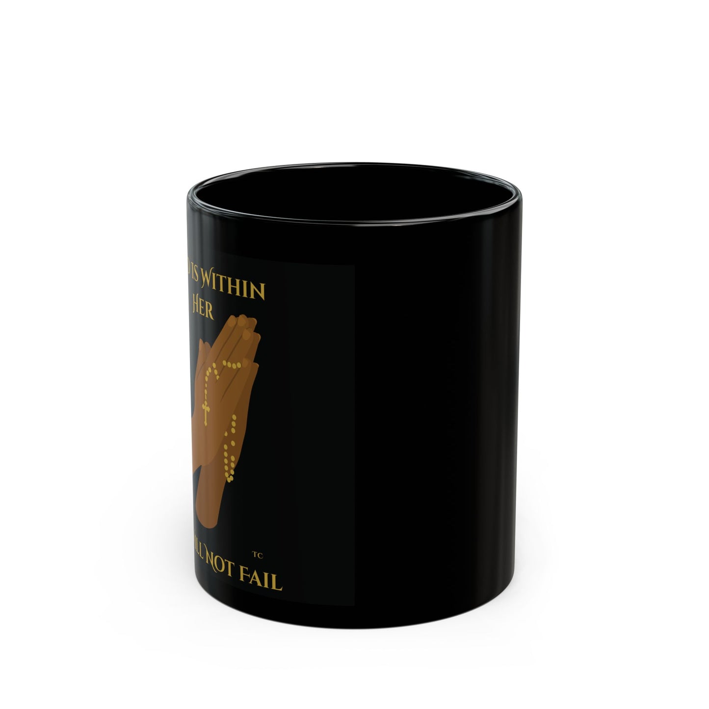 God Is Within Her — Inspirational Ceramic Mug (11oz)